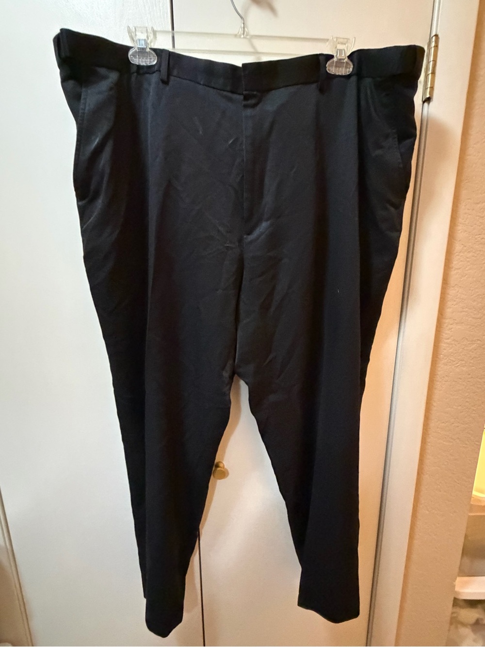 Puritan Black Men's Dress Trousers - Classic Straight Leg